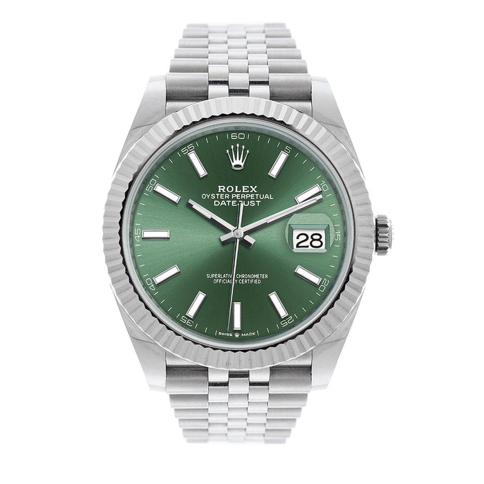 Rolex Datejust 41mm Vert Menthe Neuve 11/2025