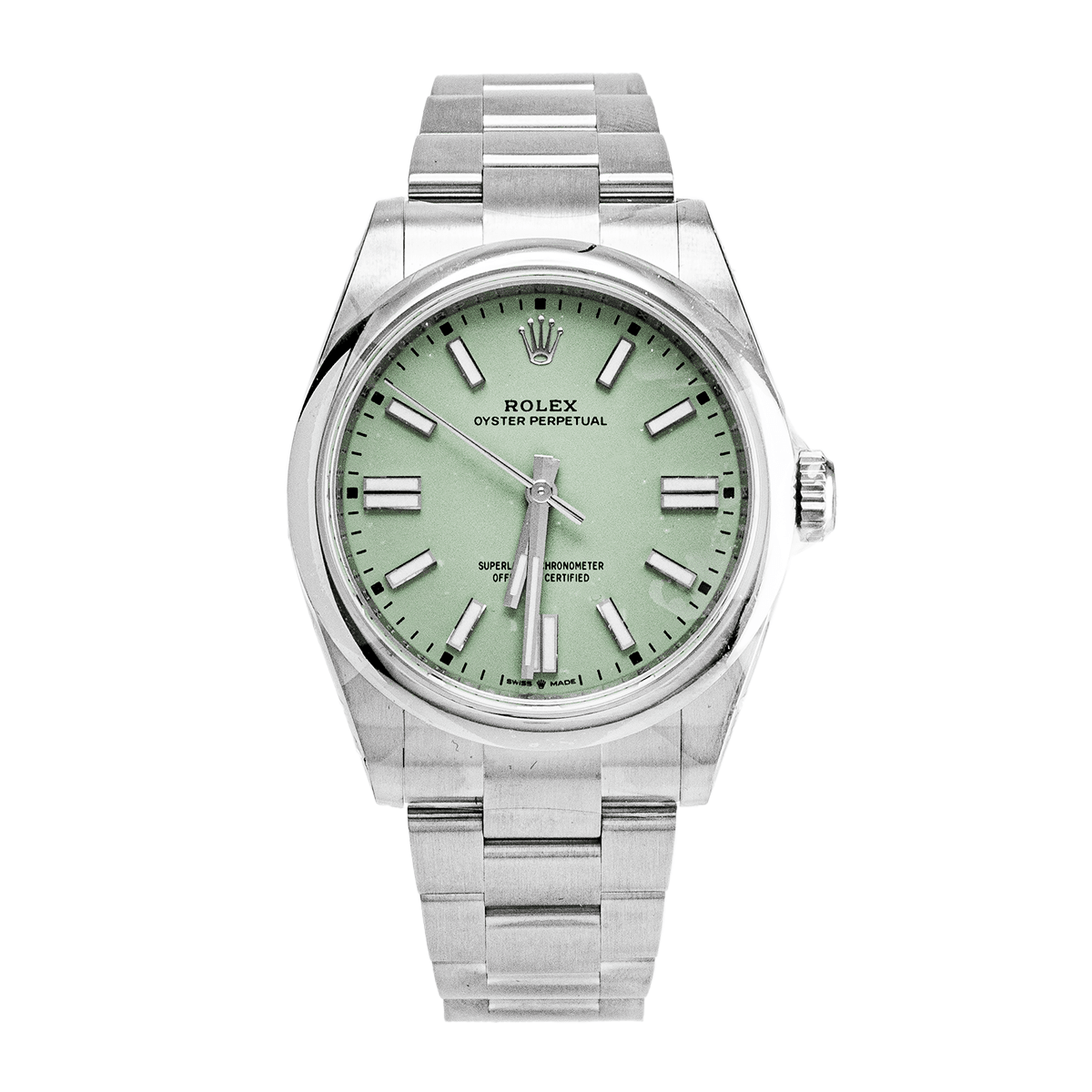Montre Oyster Perpetual 41mm Pistacchio Neuve - Daniel de Guy