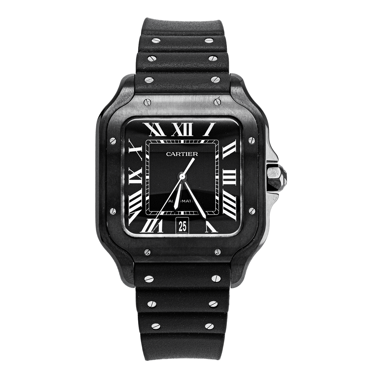 Cartier Santos Full Black Grand Modèle - Daniel de Guy