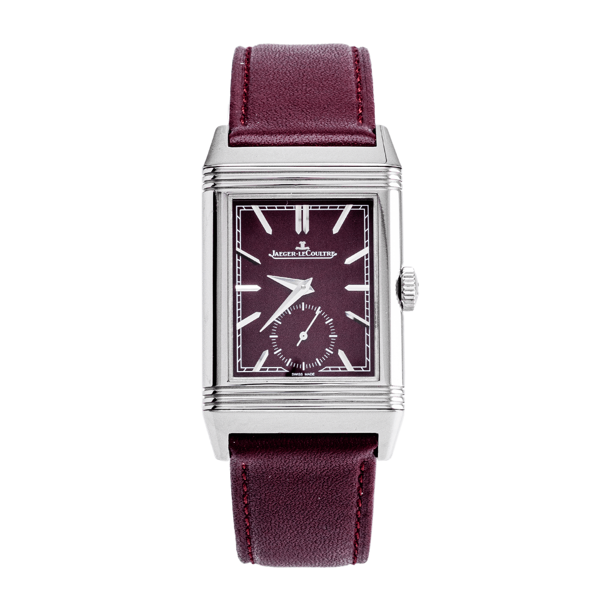 Jeager - LeCoultre Reverso Tribute Monoface Small Seconds Bordeaux - Daniel de Guy