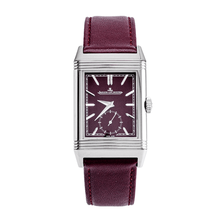 Jeager - LeCoultre Reverso Tribute Monoface Small Seconds Bordeaux - Daniel de Guy