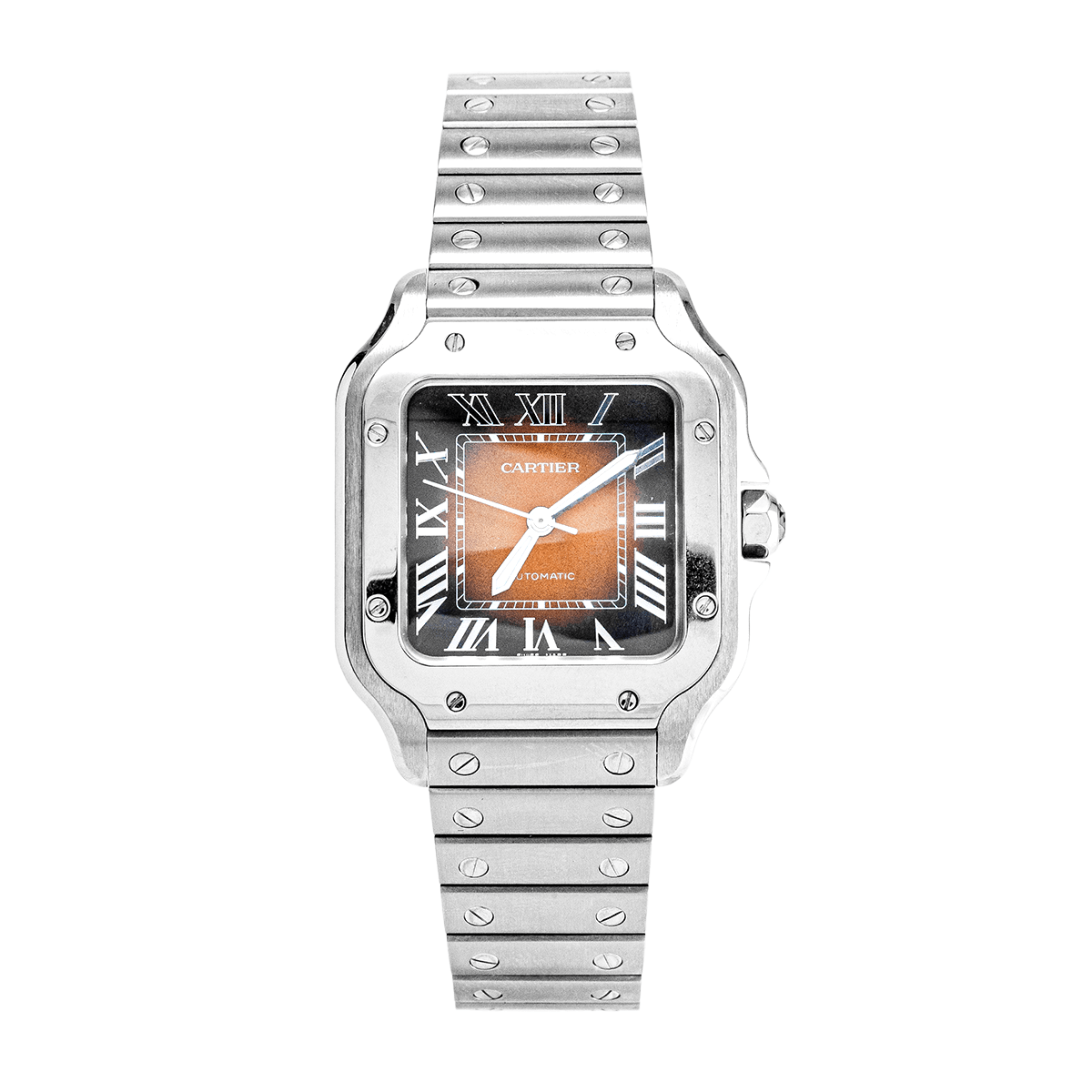 Cartier Santos Moyen Modèle Brun - Daniel de Guy