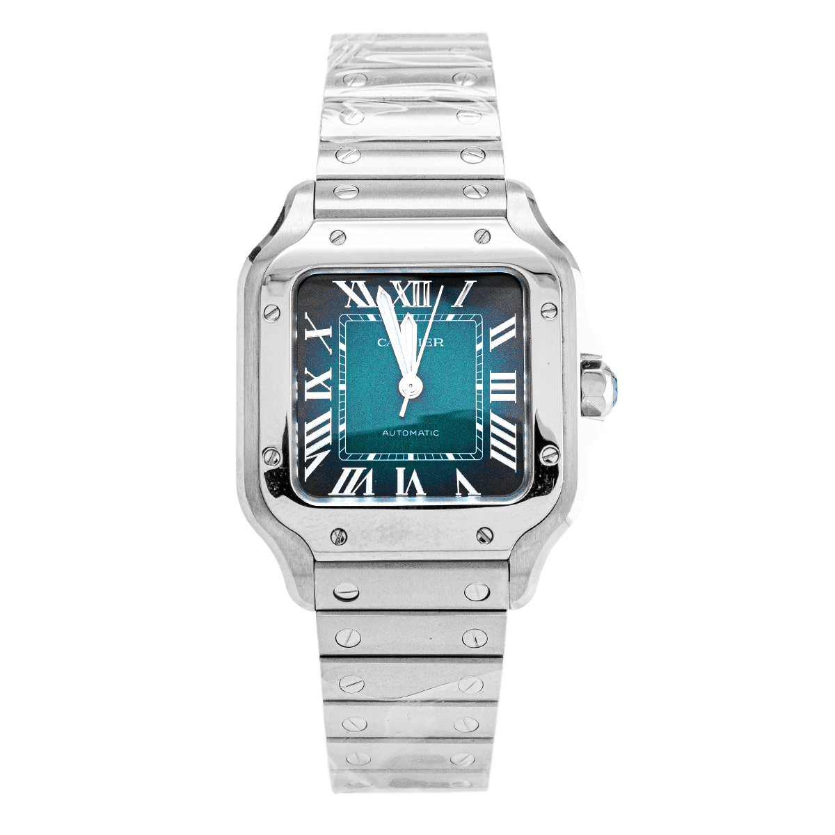 Cartier Santos Moyen Modèle Verte - Daniel de Guy