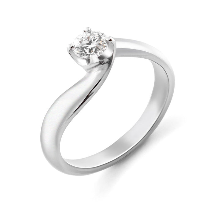 Solitaire 'Twist' Diamant