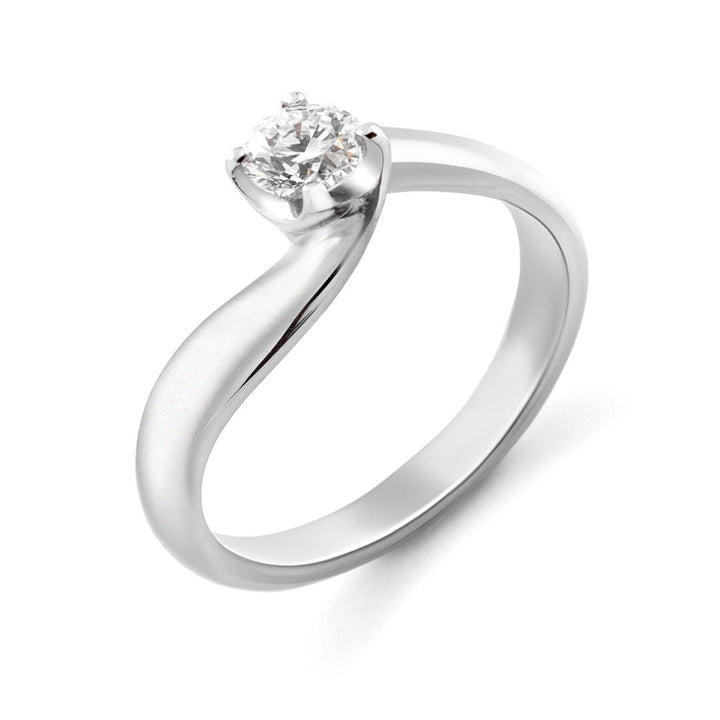 Solitaire 'Twist' Diamant - Daniel de Guy