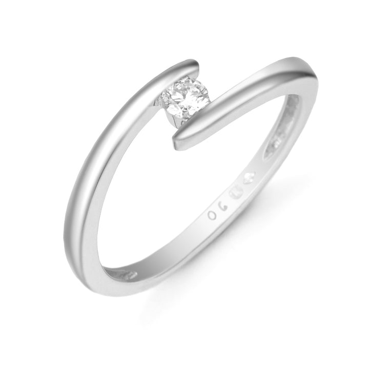 Solitaire 'Enjoy' Croisé Diamant - Daniel de Guy