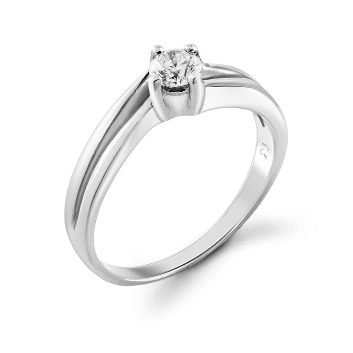 Solitaire 'Twin' Diamant
