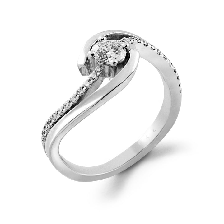 Solitaire 'Bliss' diamants - Daniel de Guy