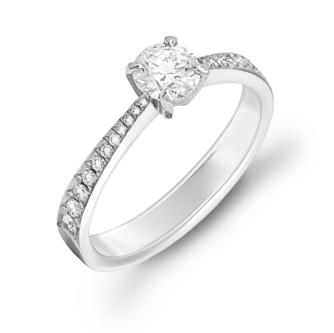 Solitaire 'Pure Love' Full Diamants - Daniel de Guy