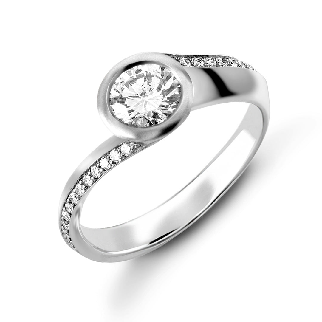 Solitaire 'Gaïa' Diamants - Daniel de Guy