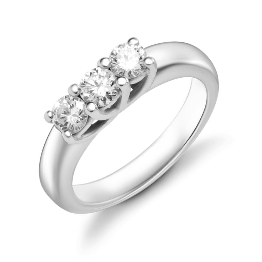 Solitaire 'Trio' Diamants - Daniel de Guy