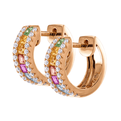 Boucles d'Oreilles Rainbow
