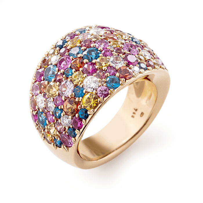 Bague Tutti Frutti "Fascia"
