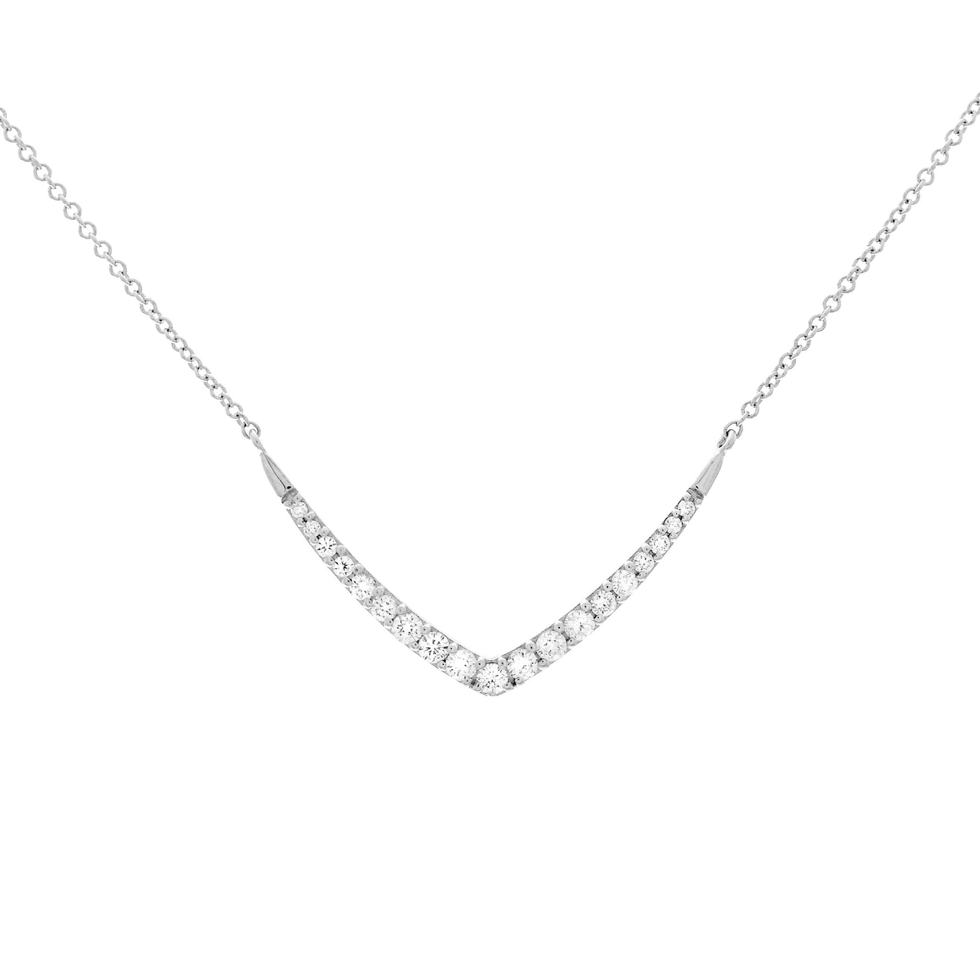 Colier Boomerang diamant - Daniel de Guy