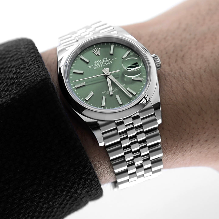 Rolex Datejust 36 mm Vert Menthe Neuve 2022 - Daniel de Guy