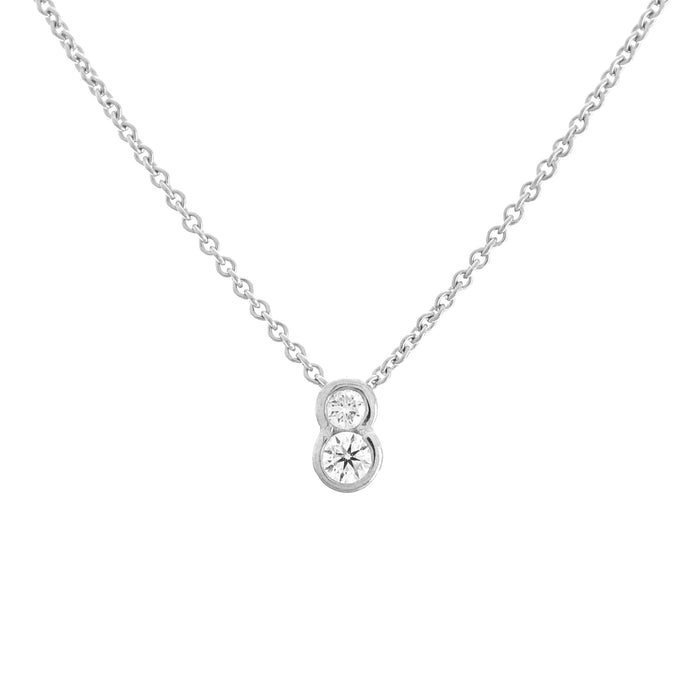 Collier duo de solitaire