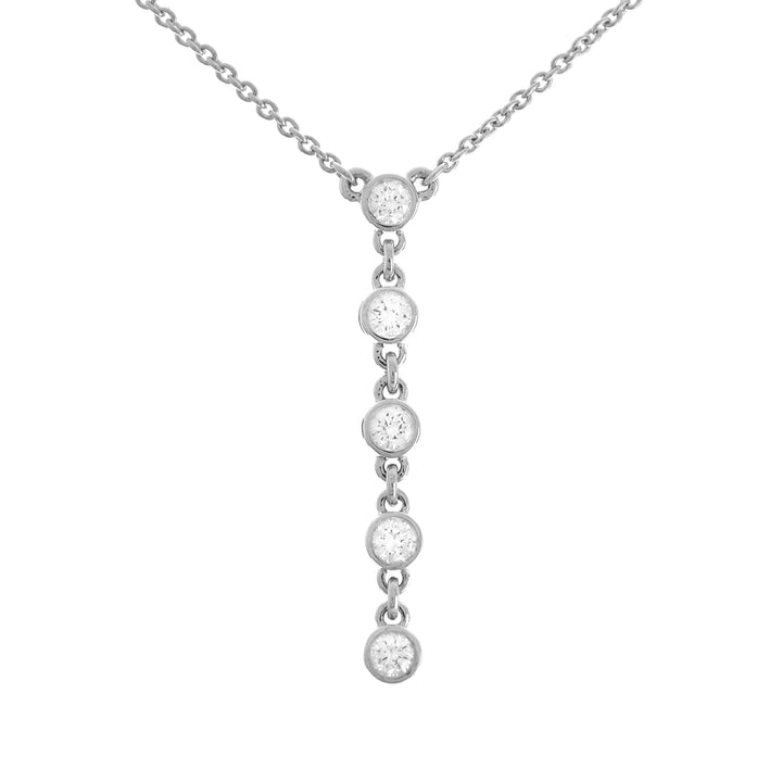 Collier solitaire tombant - Daniel de Guy
