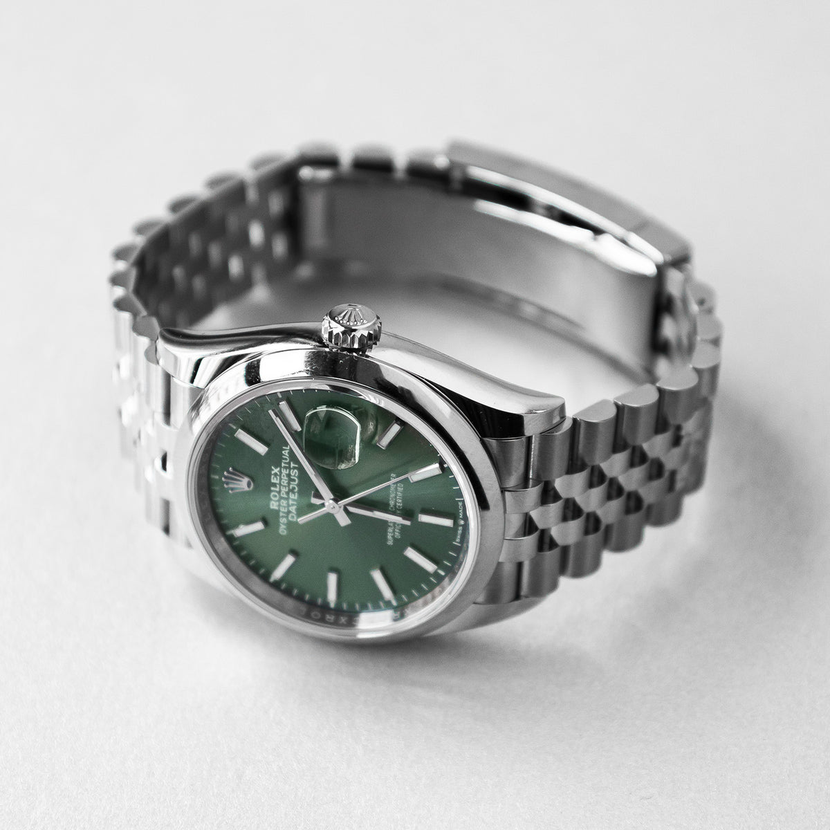 Rolex Datejust 36 mm Vert Menthe Neuve 2022 - Daniel de Guy