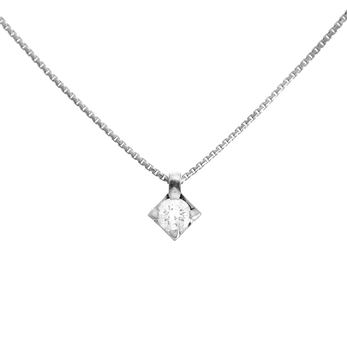 Solitaire Couronne Carré