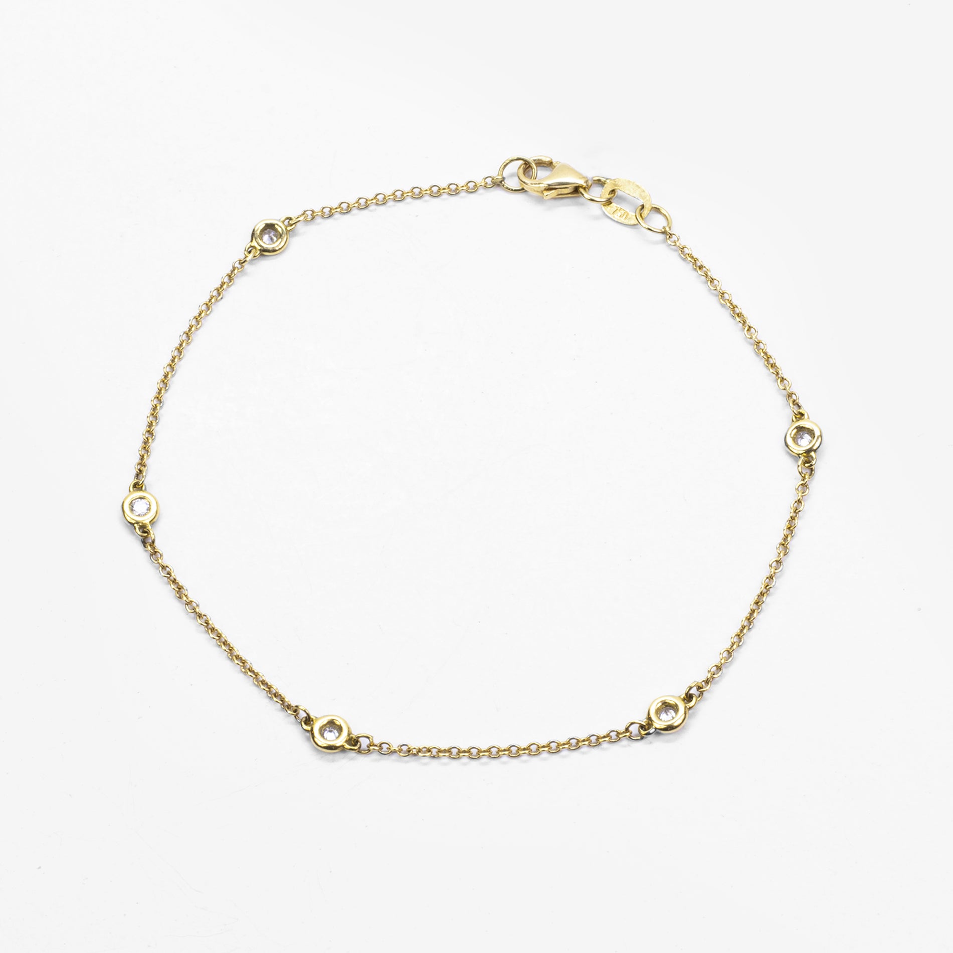 Bracelet 5 diamants - Daniel de Guy