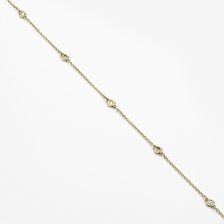 Bracelet 5 diamants - Daniel de Guy