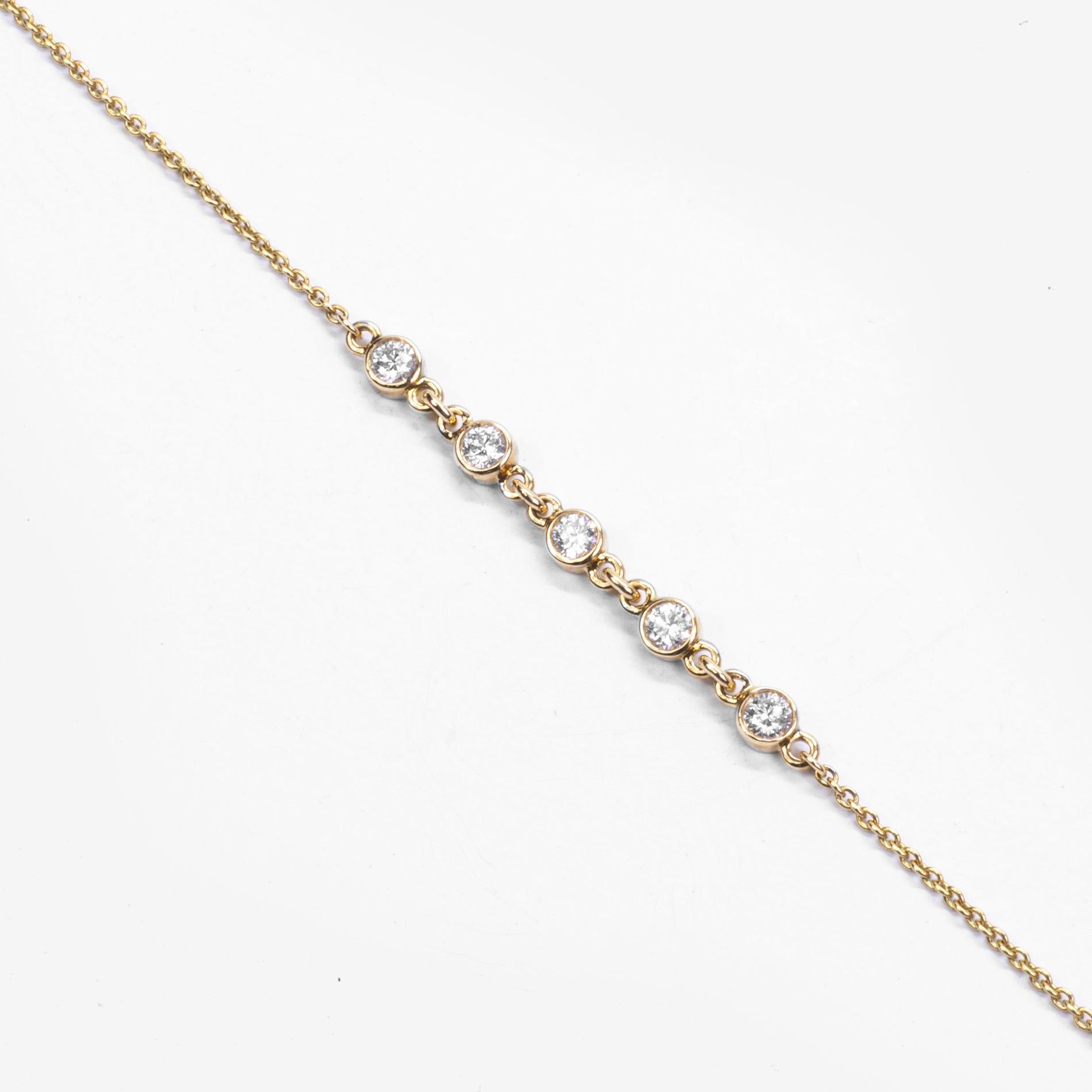 Bracelet 5 diamants - Daniel de Guy