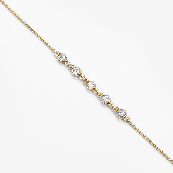Bracelet 5 diamants