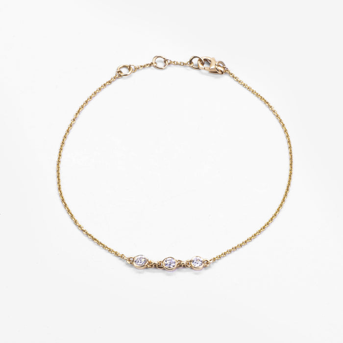Bracelet 3 diamants