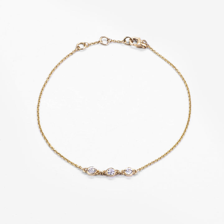 Bracelet 3 diamants - Daniel de Guy