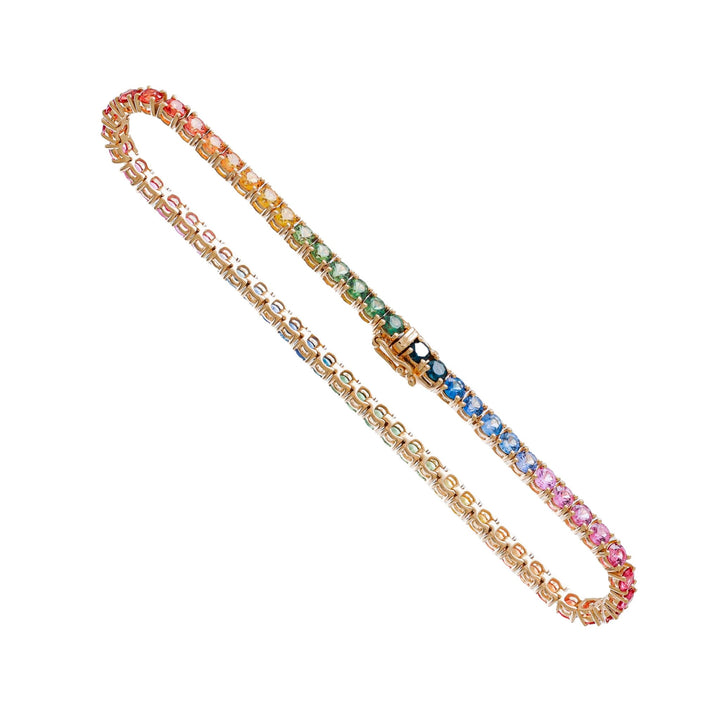 Bracelet multicolor Or jaune 18k - Daniel de Guy