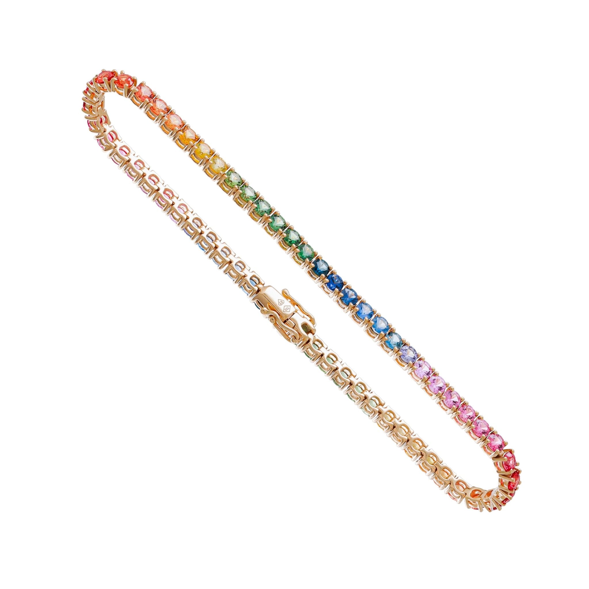 Bracelet multicolor Or jaune 18k - Daniel de Guy