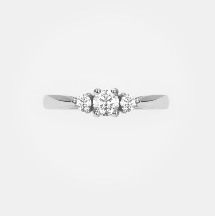 Solitaire 'Trio' Diamants - Daniel de Guy