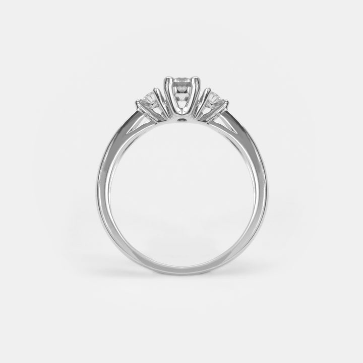 Solitaire 'Trio' Diamants - Daniel de Guy