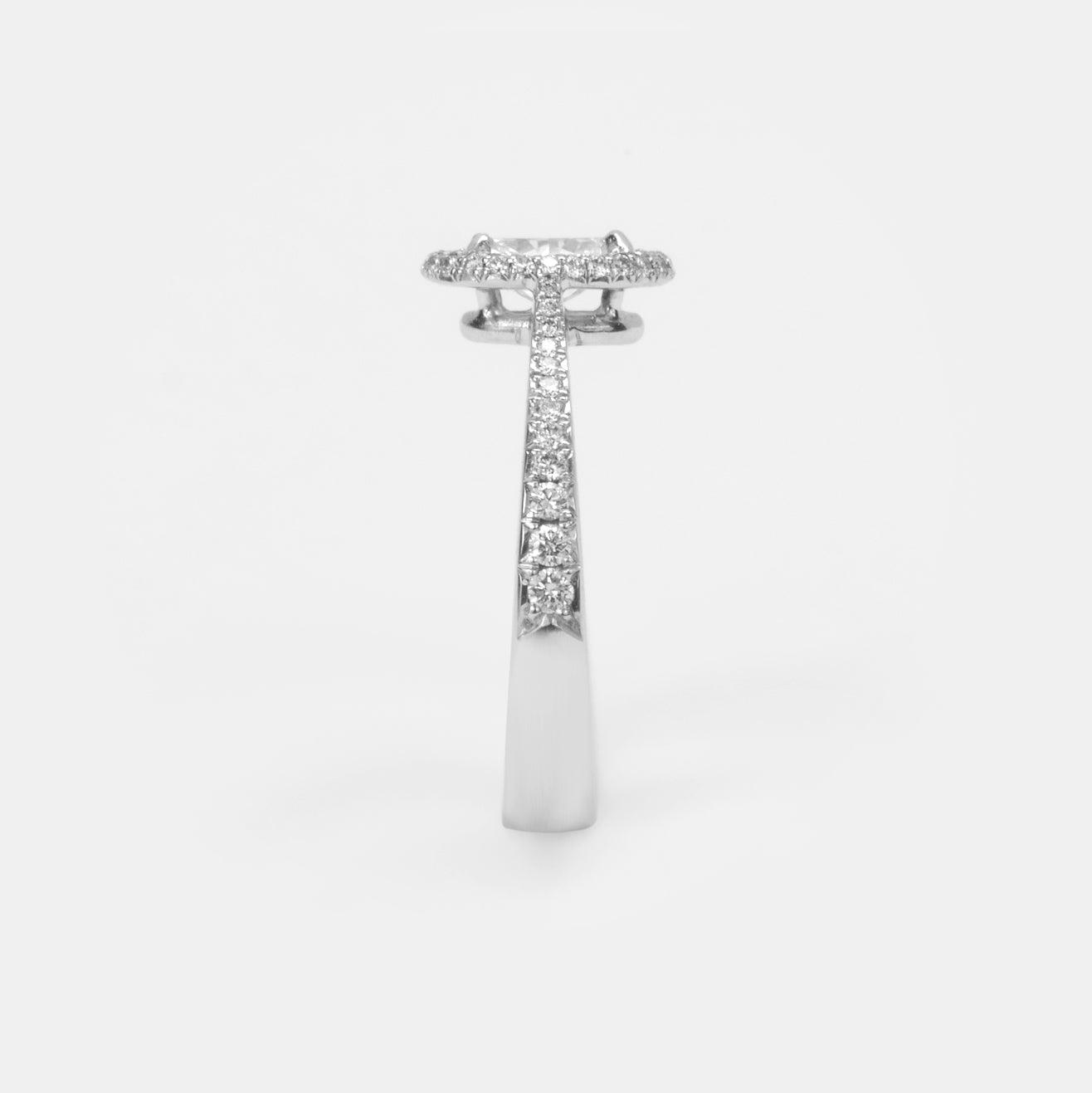 Solitaire 'ArtDeco' Diamant Ovale GM - Daniel de Guy