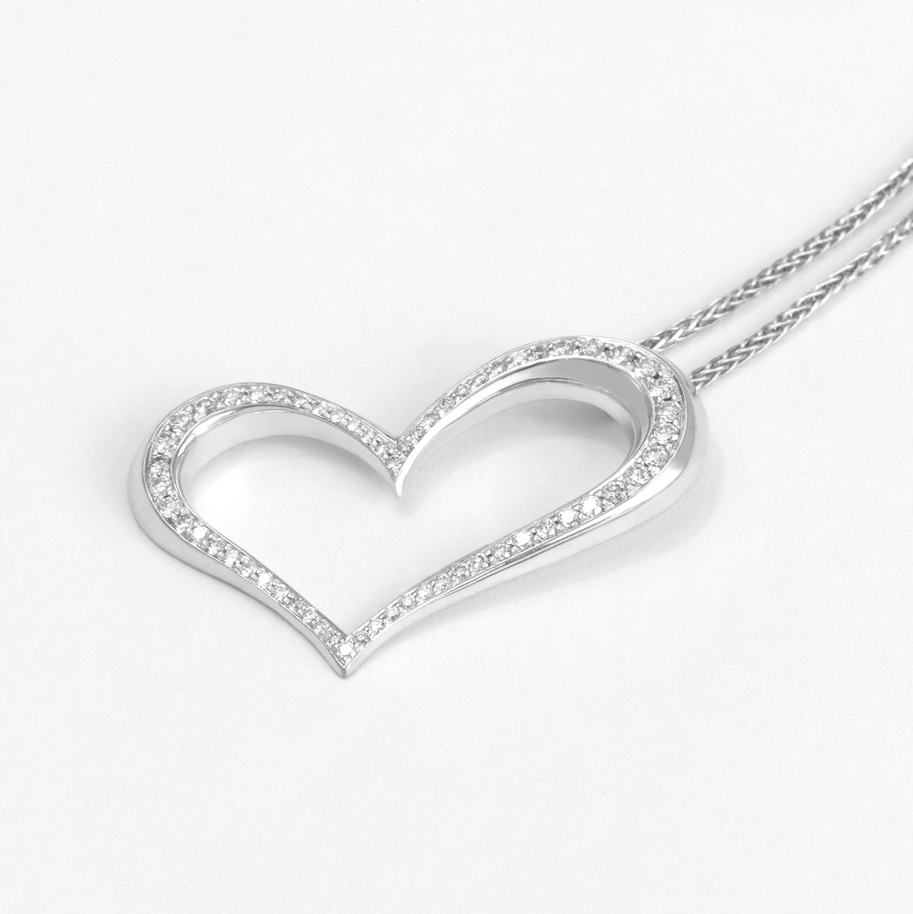 Pendentif Cœur Diamanté - Daniel de Guy