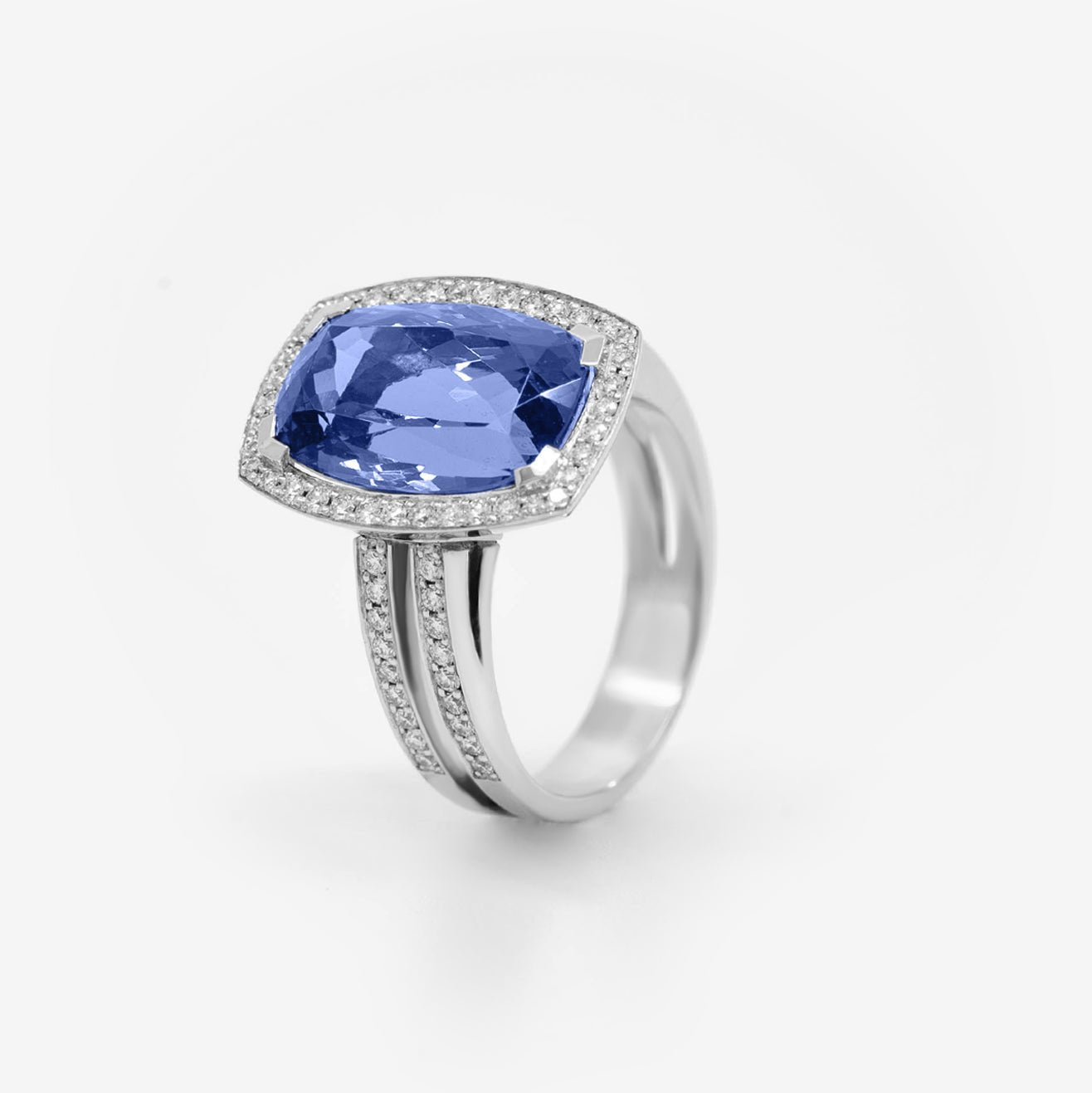 Bague Création Tanzanite - Daniel de Guy