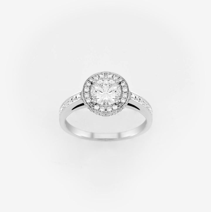 Solitaire 'ArtDeco' Diamants MM - Daniel de Guy