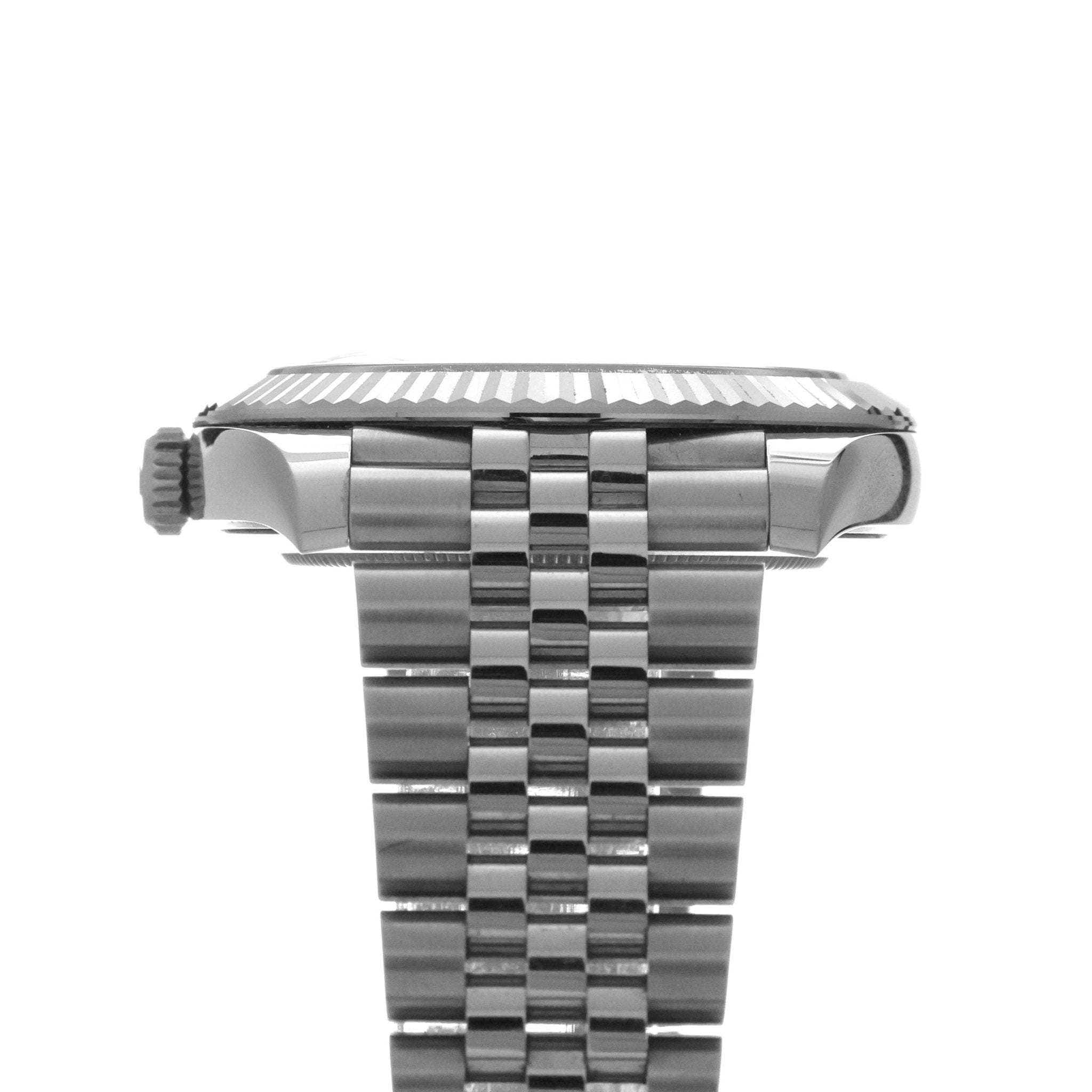 Rolex Datejust 41mm cadran noir diamants neuve - Daniel de Guy